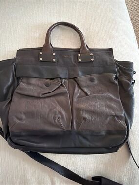 Rag and bone pilot bag brown / black leather great condition